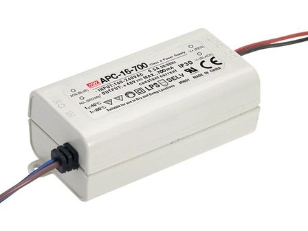 LED-DRIVER-MET-CONSTANTE-STROOM---1-UITGANG---700-mA---16-W-(APC-16-700)