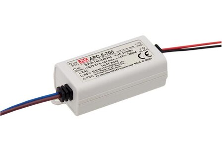 LED-DRIVER-MET-CONSTANTE-STROOM---1-UITGANG---700-mA---7.7-W-(APC-8-700)