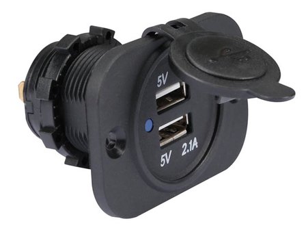 USB-LADER-VOOR-DE-AUTO-INBOUW-(12-24-VDC-IN,-2-x-5-V-UIT)-(CC094)