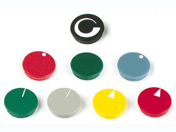 LID-FOR-10mm-BUTTON-(GREEN---WHITE-ARROW)-(DK10VWP)