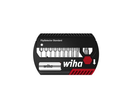 Wiha-Bitset-FlipSelector-Standard-25-mm-zeskant-11-delig-1/4&quot;-(39039)-(WH39039)&quot;