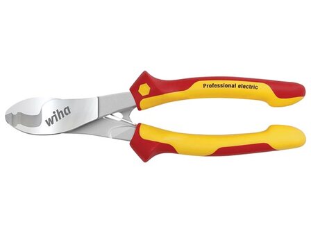 Wiha-Kabelknipper&nbsp;Professional&nbsp;electric-met-in--en-uitschakelbare-openingsveer-in-blister-(43664)-180-mm-(WH43664)