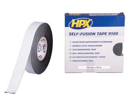 Zelffuserende-tape---19-mm-x-10-m---zwart-(HPXSF1910)
