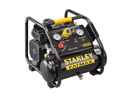 Professionele-Compressor---Zonder-Olie---Horizontaal---Low-Noise---6-L-/-1.5-pk-/-8-bar-(WE156/8/6)