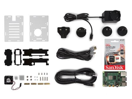 RASPBERRY-PI&reg;-4-STARTERKIT-(4-GB)-MET-KOELBEHUIZING-(WPK4-4GB)