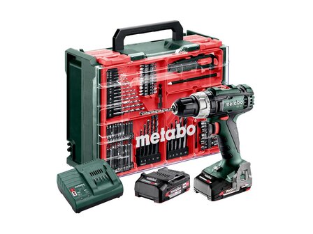 SB-18-L-accuklopboorset,-18V-2-x-2Ah-Li-power,-acculader-SC-30,-kunststof-koffer,-mobiele-werkplaats-(MTB-614053710)