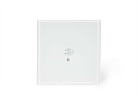 Edge-Lit-bedieningsmodule-met-1-aanraaktoets-en-ingebouwde-bewegings--en-schemersensor-(witte-versie)-(VMBEL1PIR-W-20)