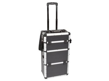 ALUMINIUM TROLLEY - 370 x 270 x 670 mm - 66,9 L - ZWART (1827-CJ)