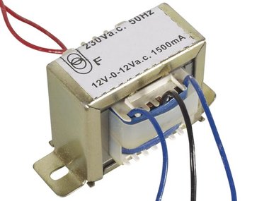 OPEN-CHASSIS TRANSFORMATOR 36 VA 2 x 12 V~ 1500 mA max. (212036C)