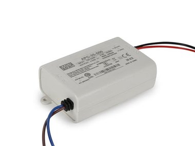 CONSTANT CURRENT LED DRIVER - ENKELE UITGANG - 350 mA - 25 W (APC-35-500)