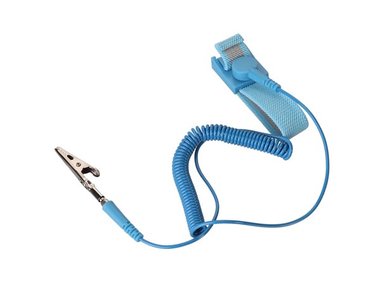 ANTISTATISCHE POLSBAND - VERSTELBAAR - BLAUW (AS3N)