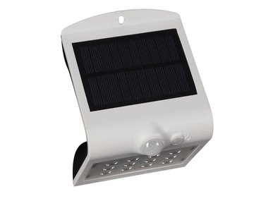 LEDLAMP OP ZONNE-ENERGIE MET PIR-SENSOR - 1.5 W - WIT (CSOLBF)