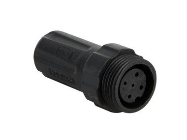 WATERDICHTE VROUWELIJKE MULTIPIN CONNECTOR - 5 PENNEN (CUF5W)