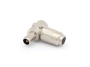 HAAKSE TV-PLUG 9.5mm/2.3mm - MANNELIJK - METAAL (CV001M)