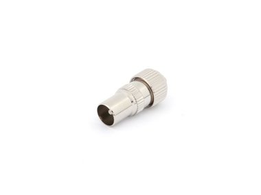 TV-PLUG METAAL 9.5mm/2.3mm - MANNELIJK (CV005)