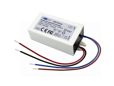 LED VOEDING ENKELE UITGANG 12 VDC 12 W (GP-CVP012N-12V)