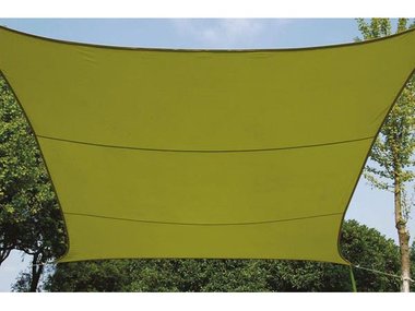 ZONNEZEIL - VIERKANT - 5 x 5 m - KLEUR: LICHTGROEN (GSS4500LG)