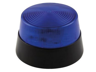 LED-KNIPPERLICHT - BLAUW - 12 VDC -  ø 77 mm (HAA40BN)