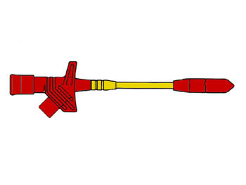 FLEXIBELE KLEMTESTPEN MET TWEEDELIGE KLEM (KLEPS 2700) (HM6411S)