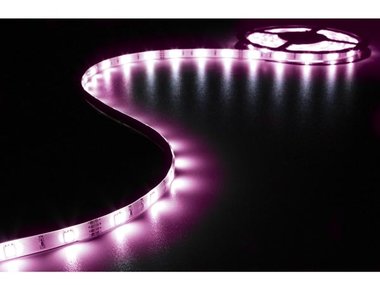 KIT MET FLEXIBELE LED-STRIP, CONTROLLER EN VOEDING - RGB - 90 LEDs - 3 m - 12 VDC (LEDS15RGB)