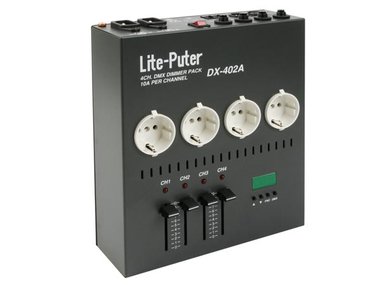 4-KANAALS DMX DIMMERPACK (LPTDX402E)