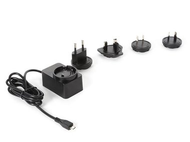 UNIVERSELE LADER MET MICRO-USB-AANSLUITING - 5 V - 2.5 A met 4 reisstekkers (PSSEUSB38BT)