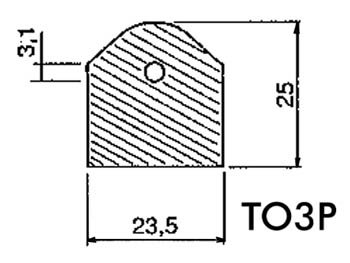 SILICONE HEAT CONDUCTIVE INSULATOR FOR TO3P (S/TO3P)