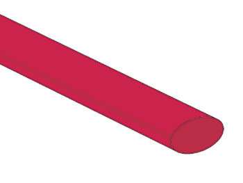 THERMISCHE KRIMPKOUS 9.5mm - ROOD - 25 ST. (STB95R)