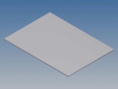 ALUMINIUM PANEEL VOOR 10003 / MC 22 - ZILVER - 77 x 55 x 1 mm (TKAPP22.1)