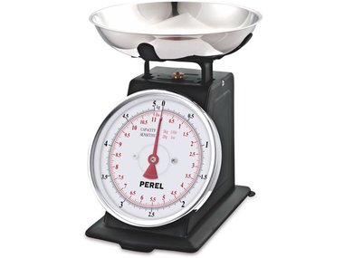 ANALOGE KEUKENWEEGSCHAAL - 5 kg / 20 g (VTBAL106)