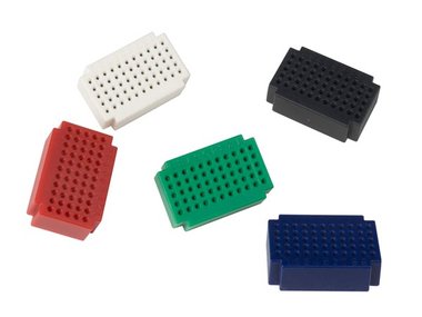 SET MINI BREADBOARDS - 55 INSTEEKPUNTEN - 5 st. (VTBB6)