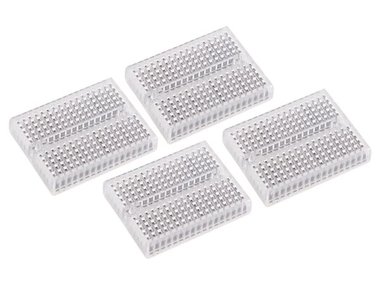 SET MINI BREADBOARDS - 170 INSTEEKPUNTEN - 4 st. (VTBB8)