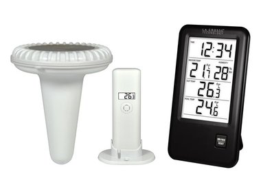 LA CROSSE - BUITEN- EN ZWEMBADTHERMOMETER (WS9068)