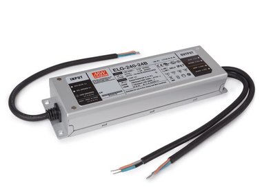 AC-DC SINGLE OUTPUT LED DRIVER WITH PFC - 3 WIRE INPUT - ADJUST WITH POTMETER (ELG-240-24B-3Y)