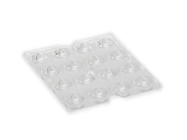 SET LENZEN VOOR PROFESSIONELE LED-SCHIJNWERPER - ASYMMETRISCH - 151° X 81° - 15 st. (EFLV1L3)