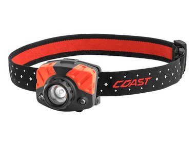 COAST - FL75 - HOOFDLAMP - ROOD/WIT LICHT - 435 LUMEN (LCOAFL75)