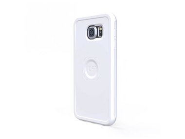 EXELIUM - MAGNETIZED PROTECTIVE CASE FOR WIRELESS CHARGING - SAMSUNG® GALAXY S6 - WHITE (UPMSS6/W)