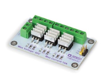 HIGH POWER MOSFET (IRF540NS) MODULE - 3 KANALEN (WPM357)