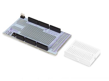 PROTOSHIELD PROTOTYPING-BOARD MET MINI BREADBOARD VOOR ARDUINO® MEGA (WPSH216)