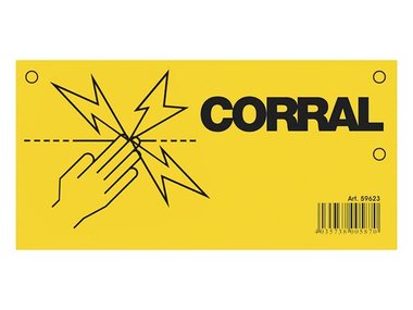 Waarschuwingsbord Corral (COR59623)