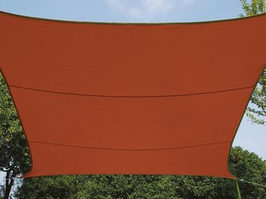 ZONNEZEIL - VIERKANT - 5 x 5 m - KLEUR: TERRACOTTA (GSS4500TR)