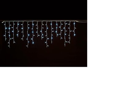 Simply-connect PRO LINE - icicle light - LED - 2 x 0.70 m - 88 white lamps - white wire - 230 V (5420046521454)