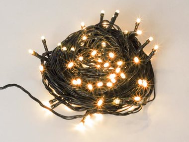 Spinlight LED - 3 m - 250 arizona white lamps - black wire - modulator - 31V (5420046529009)