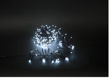 Playlight Firework LED - 2.8 m - 240 leds - wit - groene kabel - modulator - 24 V (PFW-LED-2.8-240-24V-W)