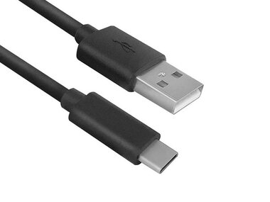 USB 2.0 aansluitkabel C male - A male 1 meter (ACTAC7350)