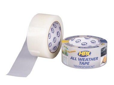 All Weather Tape - transparant 48mm x 25m (HPXAT4825)