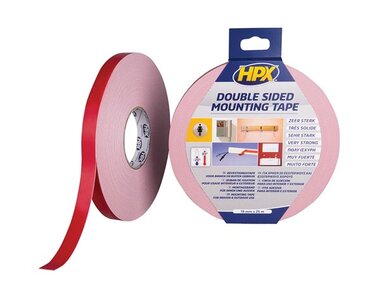 Mirror mounting tape - white 19mm x 25m (HPXDS1925)