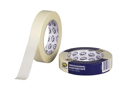 Masking tape 60°C - crèmewit 25mm x 50m (HPXMA2550)