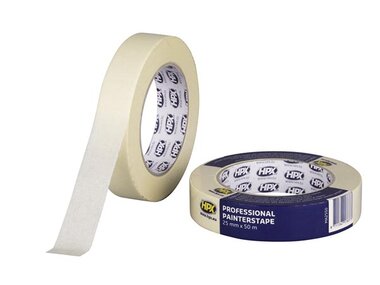 Masking tape 60°C - crèmewit 25mm x 50m (HPXMA2550)