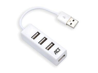 USB 2.0 hub mini 4-poorts wit (ACTAC6200)